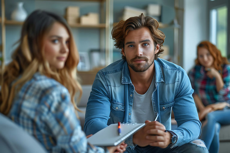 Person in treatment finding meaning and purpose in addiction recovery