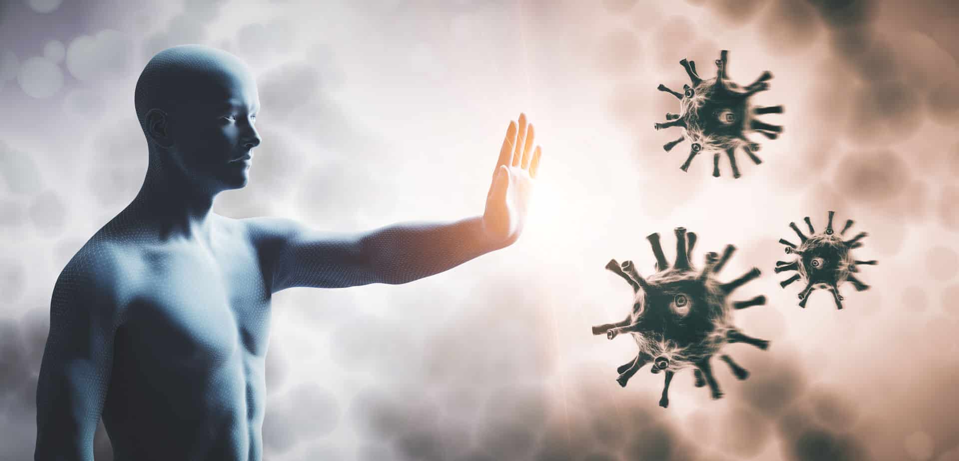 illustration showing how alcohol consumption can affect the immune system