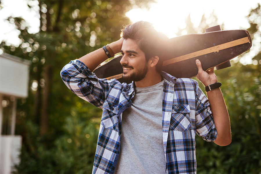 Client in recovery enjoying a brighter future after dual diagnosis treatment for bipolar disorder and substance abuse at 449 Recovery.