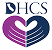 Logo with the letters DHCS above two stylized hands, one purple and one dark blue, forming the shape of a heart together.