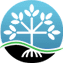 A blue and black circular logo featuring a white tree with symmetrical branches and roots, plus two green curved lines, represents a mental health dual diagnosis treatment center dedicated to recovery in Mission Viejo, CA.